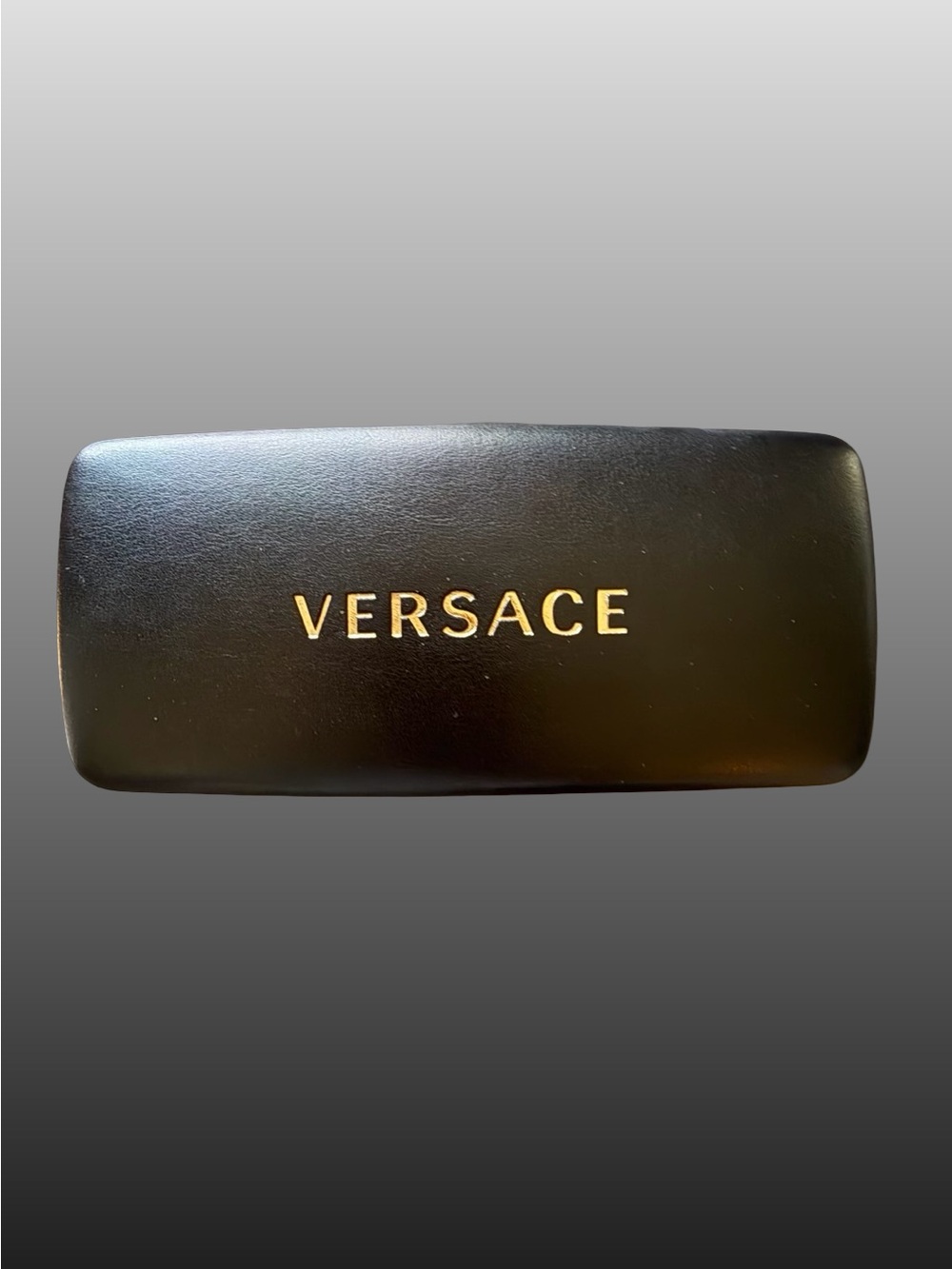 Versace Black Case with Gold Logo